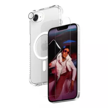 PanzerGlass CRNCHFUG29845 Lámina protectora de pantalla/parte trasera para móvil Lámina protectora de pantalla/parte trasera Apple 1 ud.
