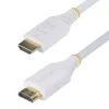 StarTech.com HDMI2-CABLE-4K60-6FW cable HDMI 2.0 High Speed Premium certificado de 1,8 m (6 pies), 4K 60 Hz/1440p 144 Hz, HDR10/HDCP 2.2/ARC, cubierta TPE, blanco
