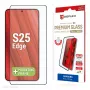 Displex Premium protector de pantalla (Full Cover, 10H) para Samsung Galaxy S25 Edge, marco de montaje Eco, cobertura total