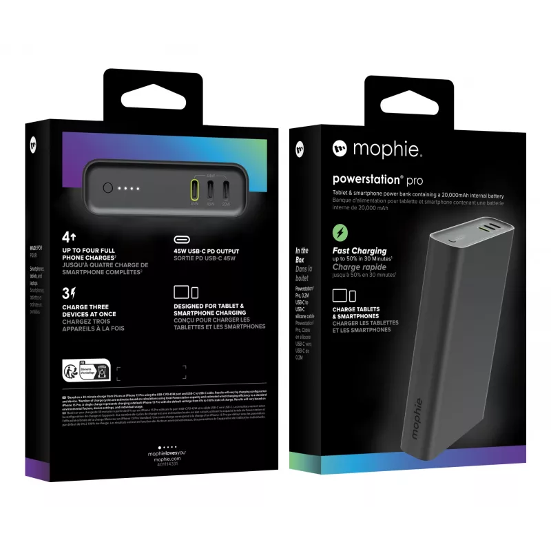 mophie Powerstation Pro 20000 mAh negro