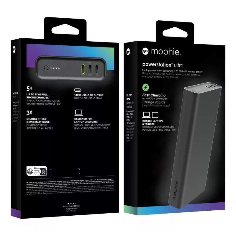 Cargador portátil Mophie Powerstation Ultra - 25000 mAh