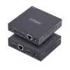 Extensor KVM HDMI StarTech.com sobre red IP, 4K 60Hz, sin controladores, HDMI y USB sobre Ethernet/CAT6, AVoIP, kit de transmisor y receptor, incluye kits de montaje