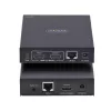 Extensor KVM HDMI StarTech.com sobre red IP, 4K 60Hz, sin controladores, HDMI y USB sobre Ethernet/CAT6, AVoIP, kit de transmisor y receptor, incluye kits de montaje