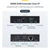 Extensor KVM HDMI StarTech.com sobre red IP, 4K 60Hz, sin controladores, HDMI y USB sobre Ethernet/CAT6, AVoIP, kit de transmisor y receptor, incluye kits de montaje