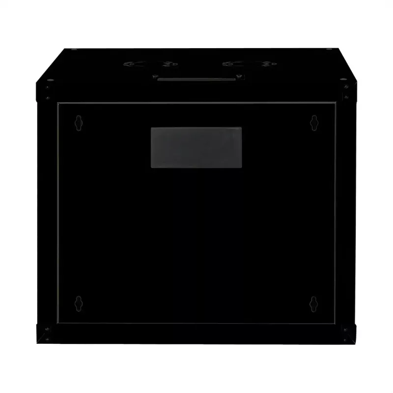 Caja de pared ROLINE de 19 pulgadas Pro 9HE, 600x600 ancho x fondo, negra, cerradura con llave, IP20