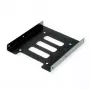 ROLINE 16.01.3009 marco adaptador de 3,5 inch para 1x HDD/SSD de 2,5 inch, metal, negro