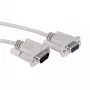 Cable RS232 ROLINE 11.01.6260 6 m DB9 M-H gris