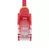 StarTech.com cable Ethernet CAT6 esbelto de 2m rojo, protección de lengüeta, 100W PoE, UTP, LSZH, 28AWG hilo de cobre desnudo puro, cable de red RJ45 esbelto con alivio de tensión, probado individualmente