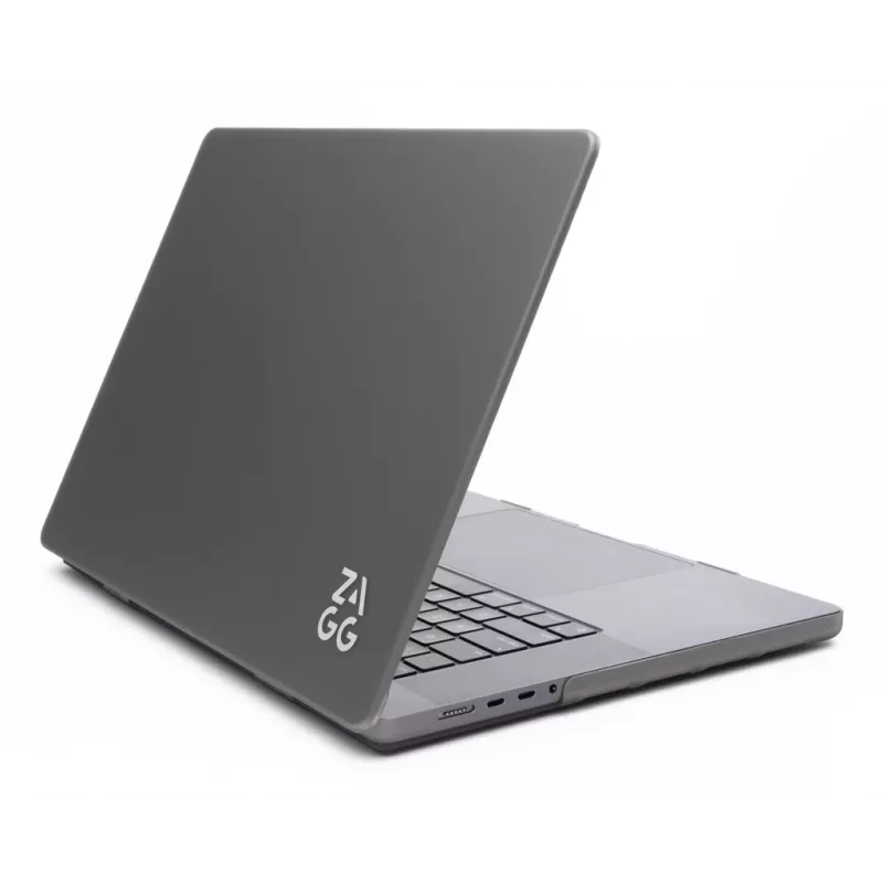 Funda rígida Zagg para MacBook Pro 13 M2/M1 (20) – acabado Smoke, carcasa protectora