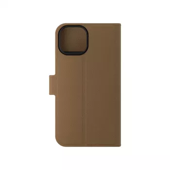 Funda ZAGG Folio iPhone 17e/16e/15/14/13 marrón, folio, Apple, iPhone 17e/16e/15/14/13, 15,5 cm (6,1
