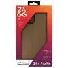 ZAGG 702314850 Folio funda con tapa para Apple iPhone 16e/15/14/13, piel sintética, marrón