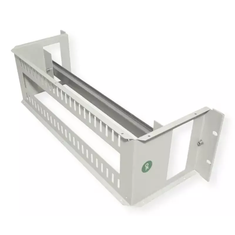 Riel para rack ROLINE 26.21.0102 — acero plateado, 1 ud., para montaje en rack de 19 inch