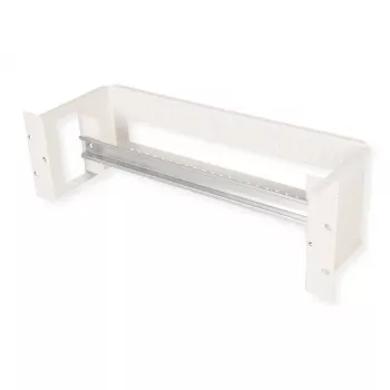 Riel para rack ROLINE 26.21.0102 — acero plateado, 1 ud., para montaje en rack de 19