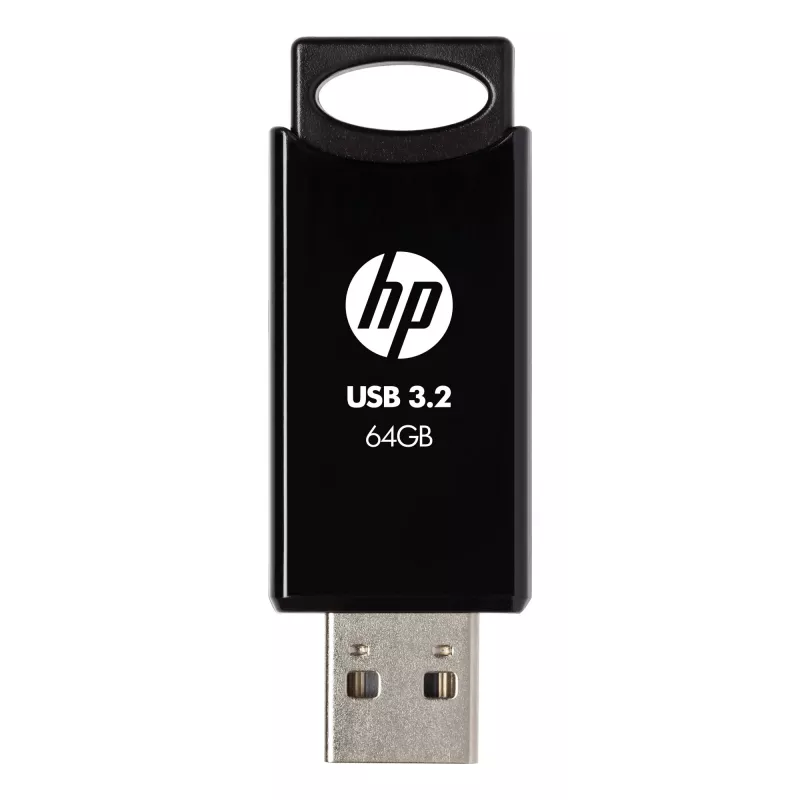 Memoria USB HP 712w 64 GB USB Type-A 3.2 Gen 1 (3.1 Gen 1) Negra