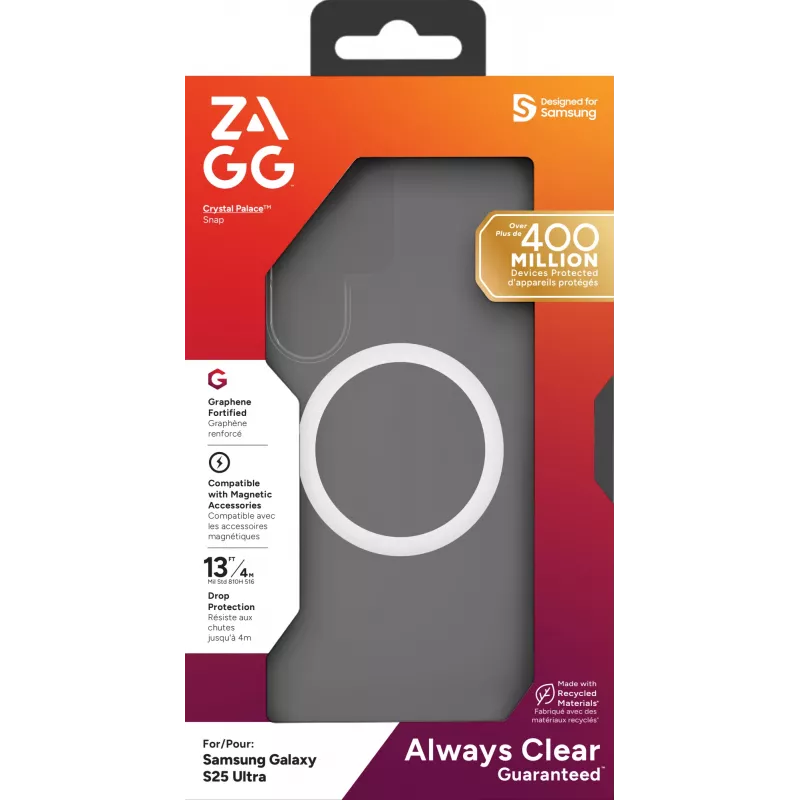 Funda ZAGG Samsung Galaxy S25 Ultra Transparente 6,9