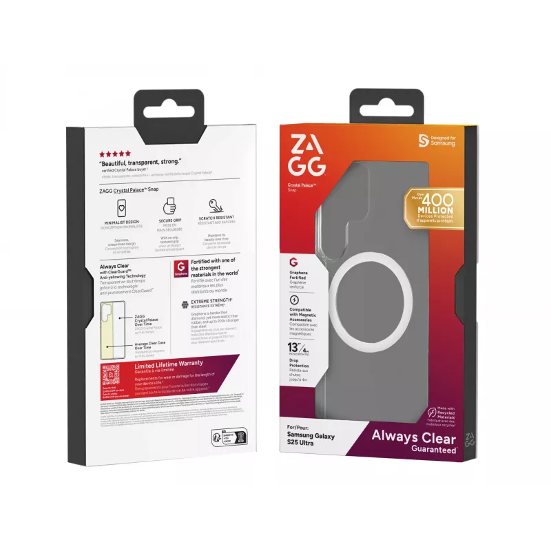 Funda ZAGG Samsung Galaxy S25 Ultra Transparente 6,9