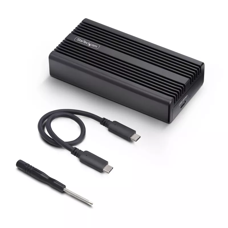 Caja para SSD NVMe M.2 USB4 de StarTech.com, 40 Gbit/s, caja externa USB-C/Thunderbolt para SSD NVMe, carcasa con disipador de aluminio, B+M/M-Key