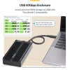 Caja para SSD NVMe M.2 USB4 de StarTech.com, 40 Gbit/s, caja externa USB-C/Thunderbolt para SSD NVMe, carcasa con disipador de aluminio, B+M/M-Key