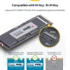 Caja para SSD NVMe M.2 USB4 de StarTech.com, 40 Gbit/s, caja externa USB-C/Thunderbolt para SSD NVMe, carcasa con disipador de aluminio, B+M/M-Key