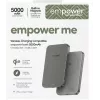 Batería externa PanzerGlass empower by empower Bank 5000mAh Titanium