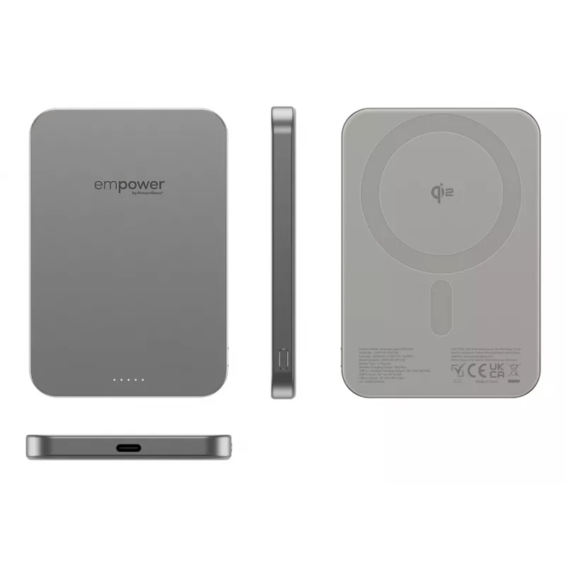 Batería externa PanzerGlass empower by empower Bank 5000mAh Titanium