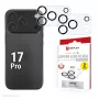 Displex Full Cover cristal para lente de cámara iPhone 17 Pro, 10H, protección completa de cámara, Quick Mount, pack de 2