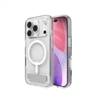 Funda ZAGG Crystal Palace Snap Kickstand (con tapa para botones) para Apple iPhone 17 Pro Max