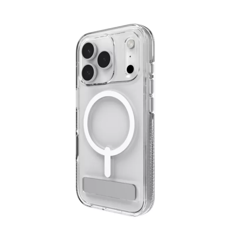 Funda ZAGG Crystal Palace Snap Kickstand (con tapa para botones) para Apple iPhone 17 Pro Max