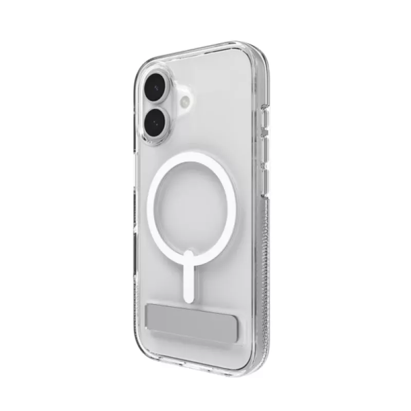 Funda ZAGG Crystal Palace Snap Kickstand para Apple iPhone 17 transparente