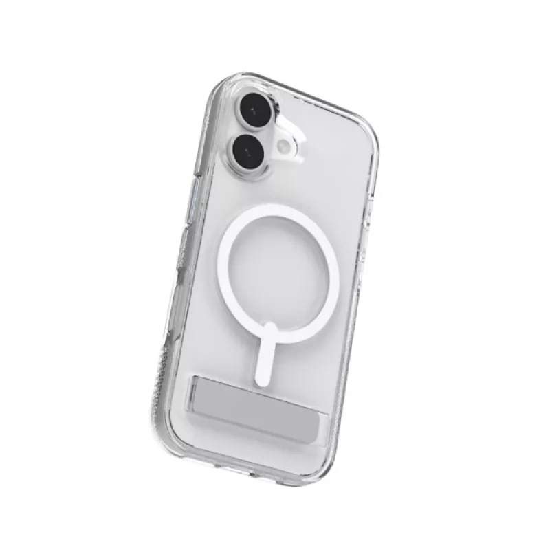 Funda ZAGG Crystal Palace Snap Kickstand para Apple iPhone 17 transparente