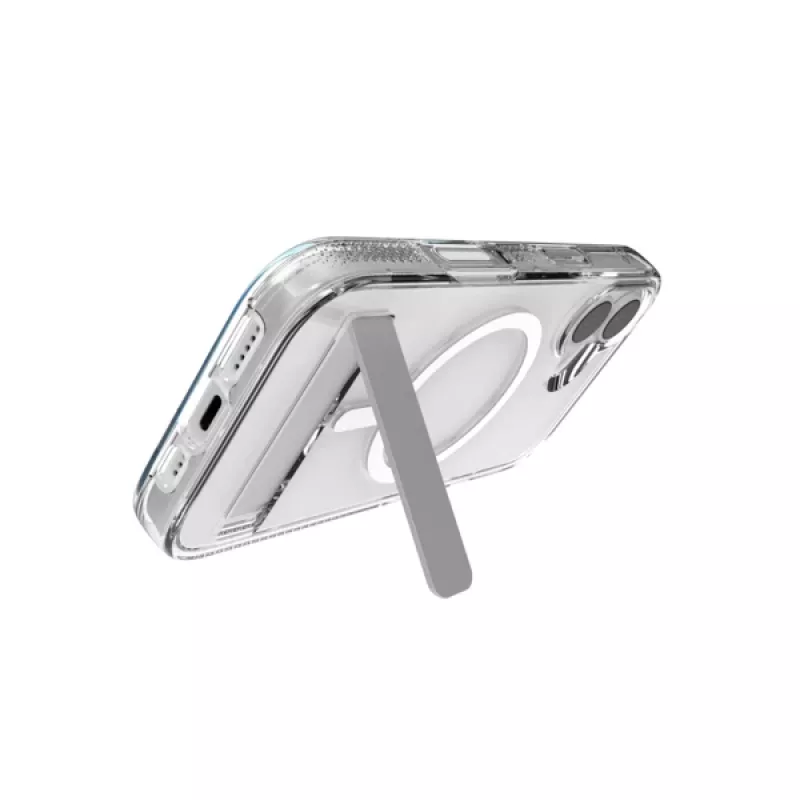 Funda ZAGG Crystal Palace Snap Kickstand para Apple iPhone 17 transparente
