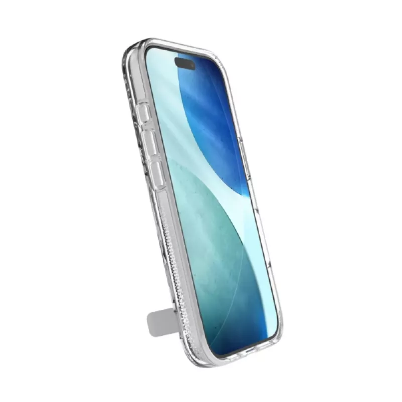 Funda ZAGG Crystal Palace Snap Kickstand para Apple iPhone 17 transparente