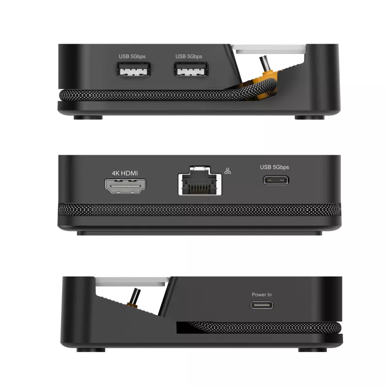 j5create JCD624-N Omni Side Dock base de conexión para Nintendo Switch 2 y Steam Deck