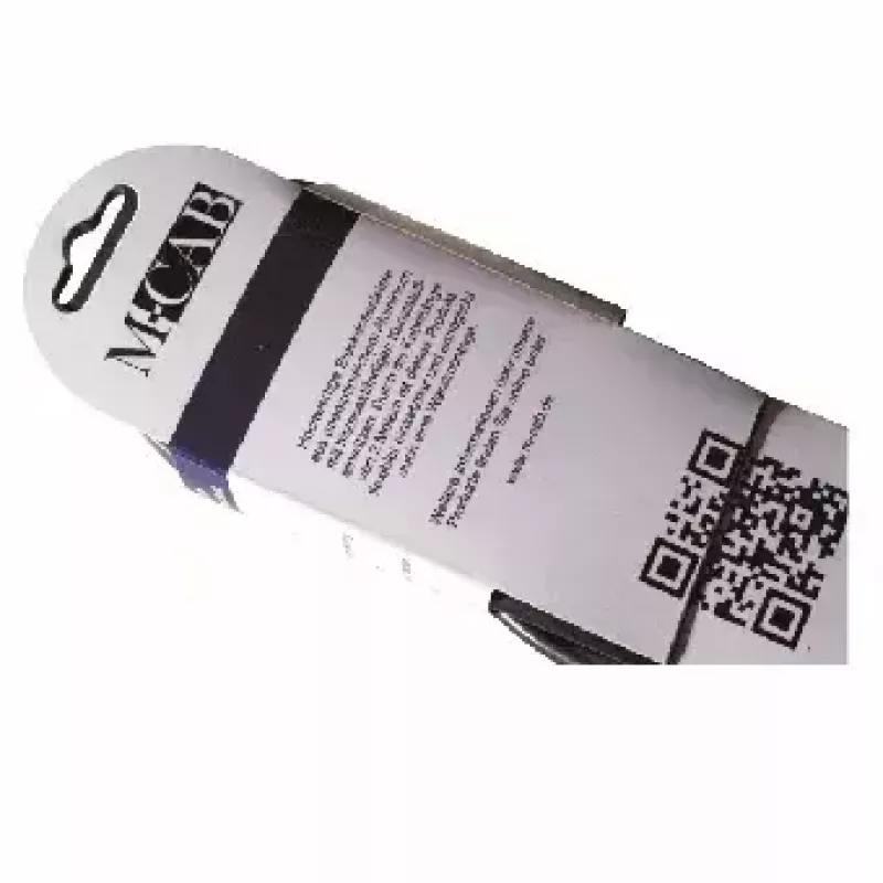 Alargador de corriente M-Cab POW0001 2m 6 tomas de CA para interiores negro plateado