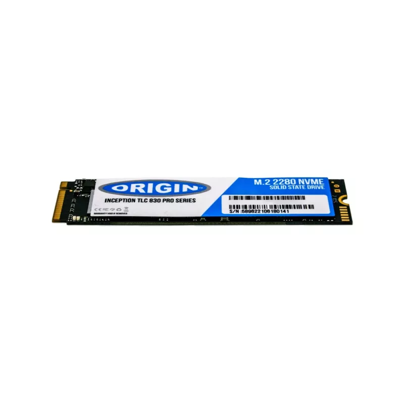 Origin Storage Inception TLC830 Pro Series OTLC1TB3DNVMEM.2/80 SSD de 1TB, M.2 80mm NVMe, 3D TLC, 2750 MB/s