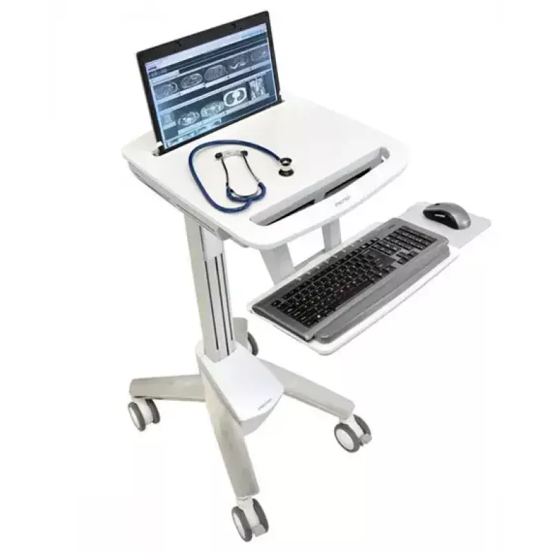 Carro multimedia Ergotron StyleView EMR Laptop Cart SV40 aluminio gris blanco