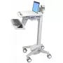 Carro multimedia Ergotron StyleView EMR Laptop Cart SV40 aluminio gris blanco