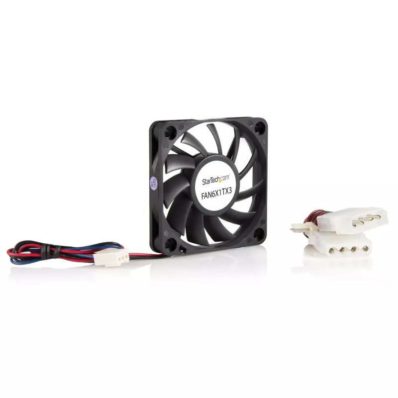 Ventilador de carcasa de PC con rodamiento de bolas de repuesto StarTech.com 60x10 mm con conector TX3