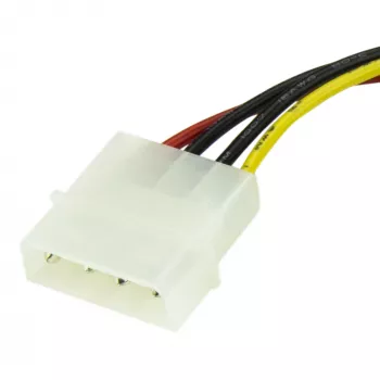 Adaptador de cable de alimentación StarTech.com de 15 cm de 4 pines LP4 a SATA, Molex (4 pines), SATA 15 pines, 0,152 m, conector macho, recto, recto