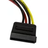 Adaptador de cable de alimentación StarTech.com de 15 cm de 4 pines LP4 a SATA, Molex (4 pines), SATA 15 pines, 0,152 m, conector macho, recto, recto