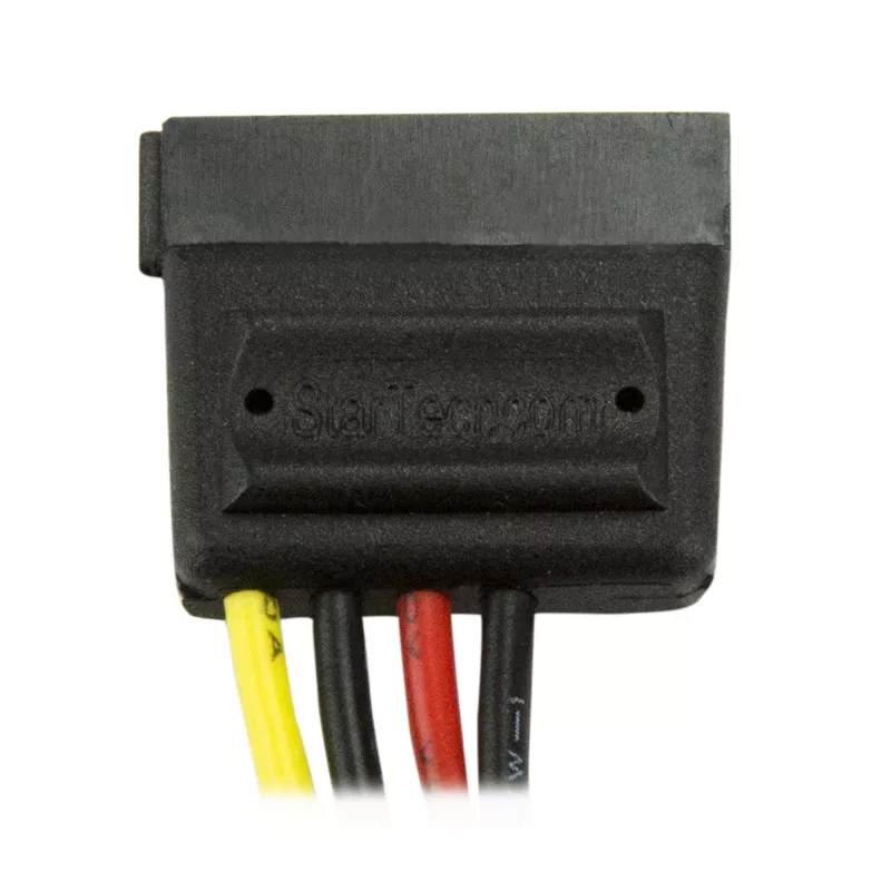Adaptador de cable de alimentación StarTech.com de 15 cm de 4 pines LP4 a SATA, Molex (4 pines), SATA 15 pines, 0,152 m, conector macho, recto, recto