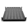 Bandeja deslizante para rack de servidor StarTech.com 2U - Profundidad de montaje ajustable de 20 a 30 pulgadas - Ventilada - 50 lb - Bandeja universal para rack de 19