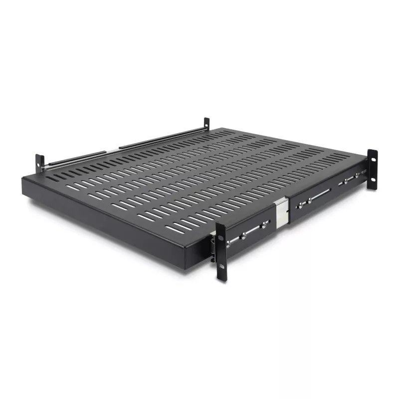 Bandeja deslizante para rack de servidor StarTech.com 2U - Profundidad de montaje ajustable de 20 a 30 pulgadas - Ventilada - 50 lb - Bandeja universal para rack de 19