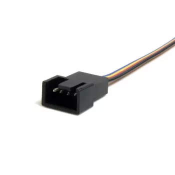 Cable de extensión de alimentación de ventilador de 4 pines StarTech.com de 12 pulgadas - M/H, Molex (4 pines), Molex (4 pines), 0,305 m, conector macho, conector hembra, recto