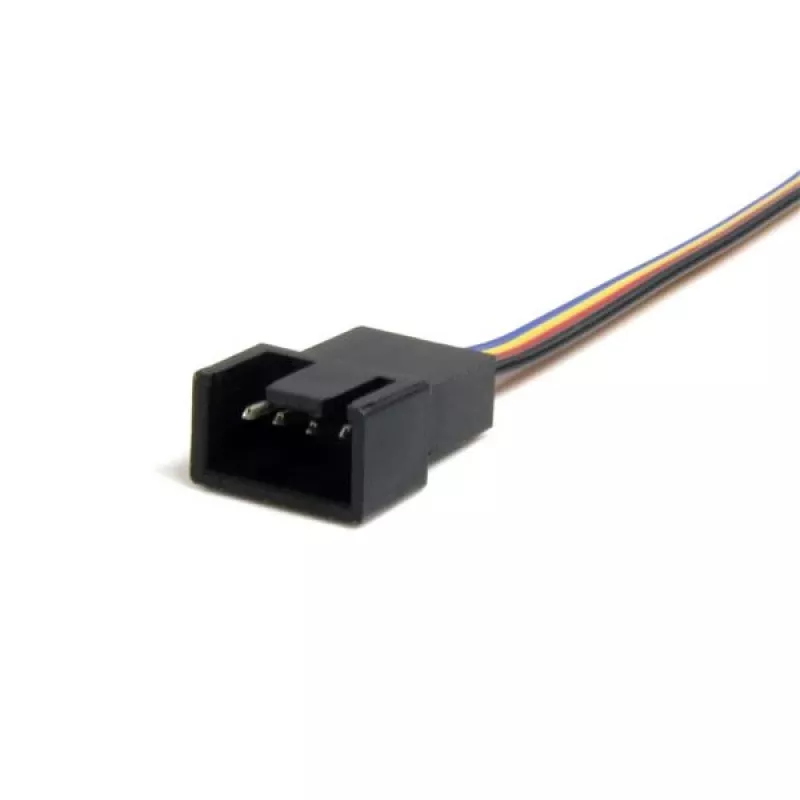 Cable de extensión de alimentación de ventilador de 4 pines StarTech.com de 12 pulgadas - M/H, Molex (4 pines), Molex (4 pines), 0,305 m, conector macho, conector hembra, recto