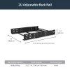 Guías de rack universales fijas de 19 pulgadas StarTech.com 2U con profundidad ajustable