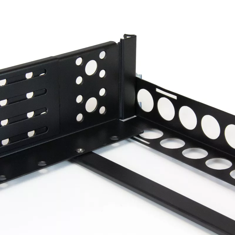 Guías de rack universales fijas de 19 pulgadas StarTech.com 2U con profundidad ajustable