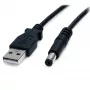 Cable de alimentación USB a 5,5 mm StarTech.com – Barrel tipo M – 2 m, 2 m, USB, Barrel tipo M