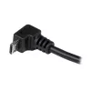 Cable Micro-USB StarTech.com de 2 m - A a Micro-B en ángulo, 2 m, USB A, Micro-USB B, USB 2.0, 0,48 Gbit/s, Negro