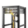 Gancho en D multidireccional vertical para gestión de cables de rack de servidor StarTech.com 6 x 10 cm (2,4 x 3,9 pulgadas)